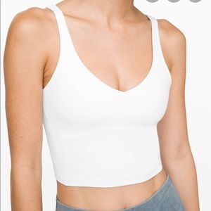 White lululemon align tank
